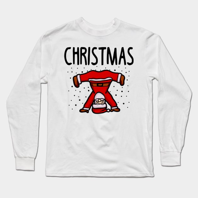 Yoga Matching Christmas Sweatshirt Long Sleeve T-Shirt by KsuAnn